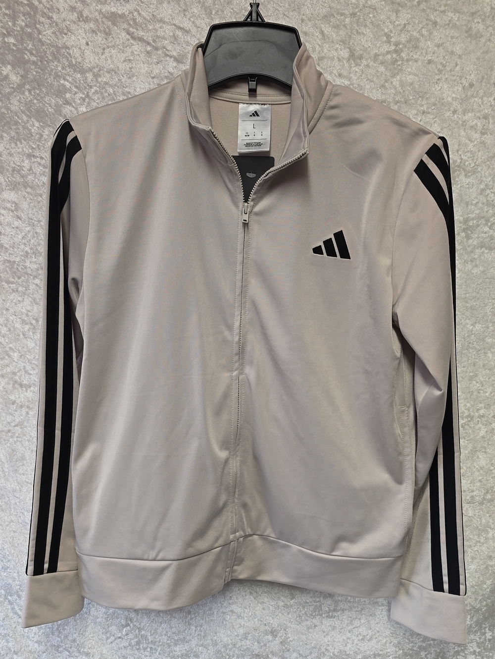 adidas Track Jacket Zipper Boys Size L 14-16 NEW